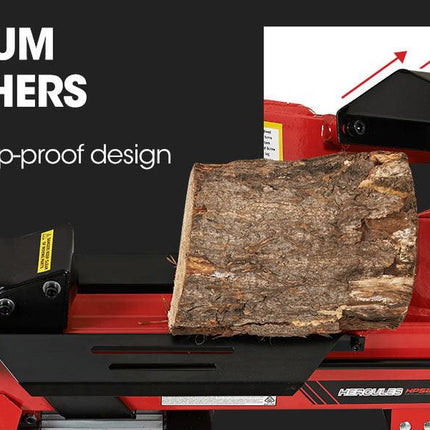 BAUMR-AG 6 Ton Electric Log Splitter 6T Hydraulic Firewood Wood Timber Block Cutter Small Machine.