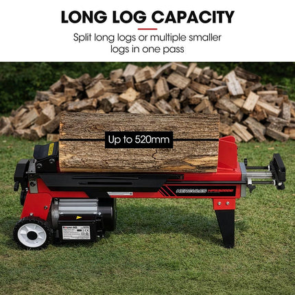 Baumr-AG 9 Ton Electric Log Splitter 9T Wood Cutter Hydraulic Fire Wood Block Axe Small Machine.