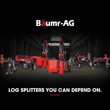 Baumr-AG 9 Ton Electric Log Splitter 9T Wood Cutter Hydraulic Fire Wood Block Axe Small Machine.