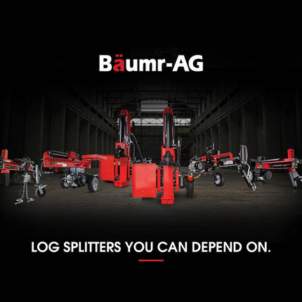 BAUMR-AG 20 Tonne Petrol Hydraulic Wood Log Splitter, Horizontal and Vertical Logsplitter - HPS500.