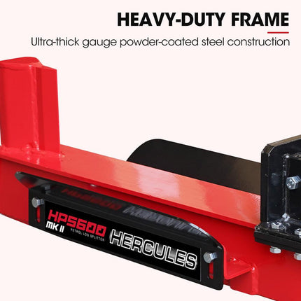 Baumr-AG 20 Tonne Hydraulic Petrol Log Splitter 8HP Wood Firewood Cutter - HPS600.
