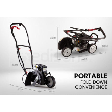 Baumr-AG 31CC Lawn Edger Petrol 4 Stroke Garden Grass Weed Trimmer Blade Cutting.