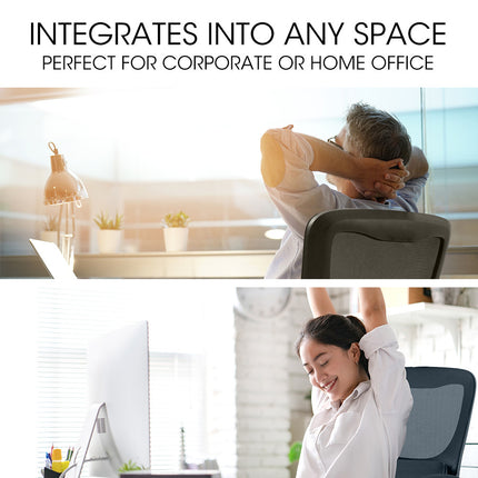 FORTIA Ergonomic Mesh Office Chair Computer Seat Adjustable Recline, Black.