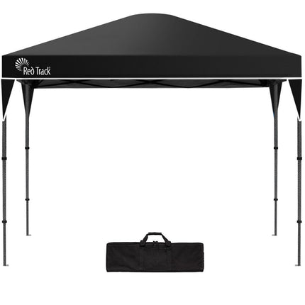 RED TRACK 3.6x2.2m Ultra Compact Folding Gazebo, Carry bag, Portable Outdoor Popup Marquee for Camping Beach, Black.