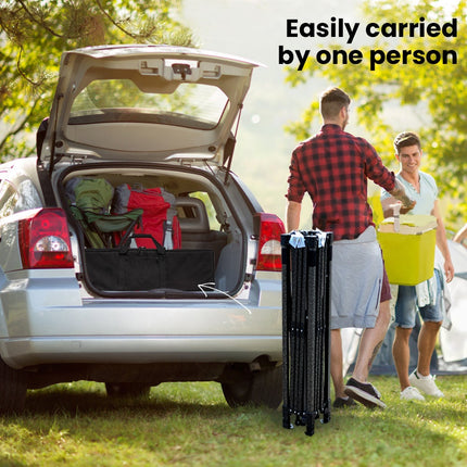RED TRACK 3.6x2.2m Ultra Compact Folding Gazebo, Carry bag, Portable Outdoor Popup Marquee for Camping Beach, Black.