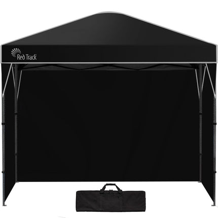 RED TRACK 3.6x2.2m Ultra Compact Folding Gazebo, Walls, Carry bag, Portable Outdoor Popup Marquee for Camping Beach, Black.