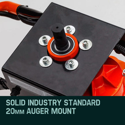 Baumr-AG Post Hole Digger 75CC Posthole Earth Auger Fence Borer Petrol Drill Bit.