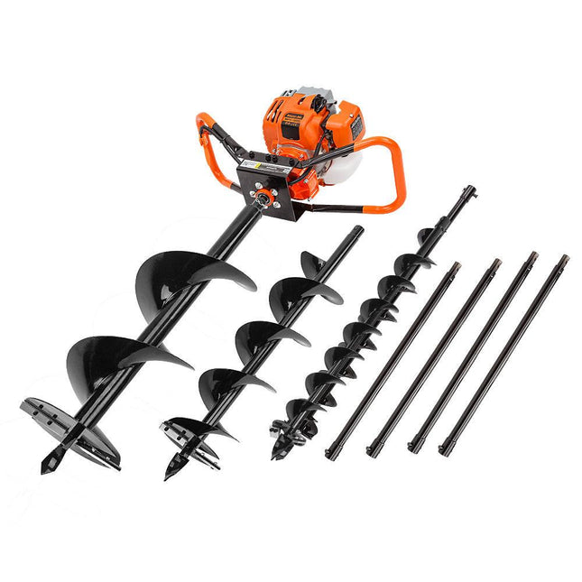 Baumr-AG Post Hole Digger 88CC Posthole Earth Auger Fence Borer Petrol Drill Bit.