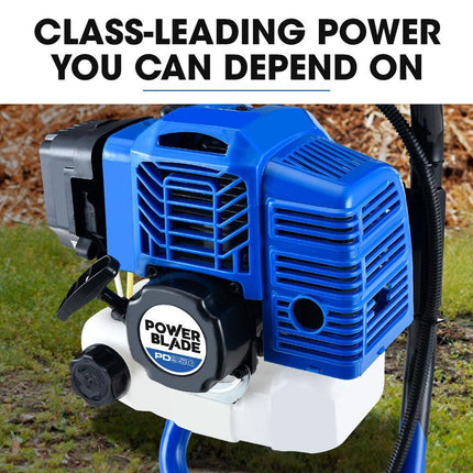 POWERBLADE PD950 52cc 2-Stroke Petrol Post Hole Digger, w/ 3 Auger bits, 600mm Extension Shaft.