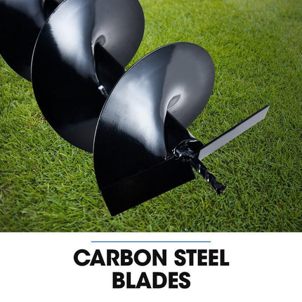 POWERBLADE PD950 52cc 2-Stroke Petrol Post Hole Digger, w/ 3 Auger bits, 600mm Extension Shaft.