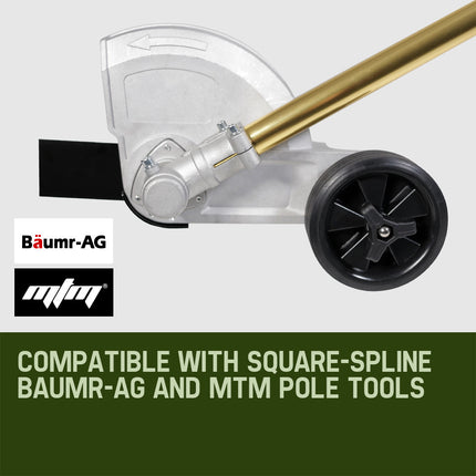 Baumr-AG Grass Edger Attachment Pole Garden Trimmer Brushcutter Lawn Edge.