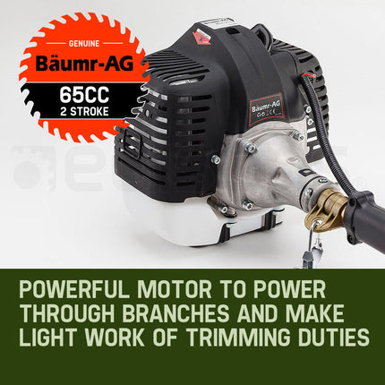 Baumr-AG 65CC Long Reach Pole Chainsaw Hedge Trimmer Pruner Chain Saw Tree Multi Tool.