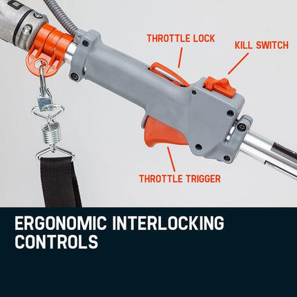 MTM 62CC Long Reach Pole Chainsaw Hedge Trimmer Pruner Chain Saw Cutter Multi Tool.