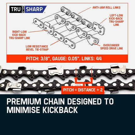 MTM Pole Chainsaw Brush Cutter Whipper Snipper Hedge Trimmer Saw Multi Tool 62CC.