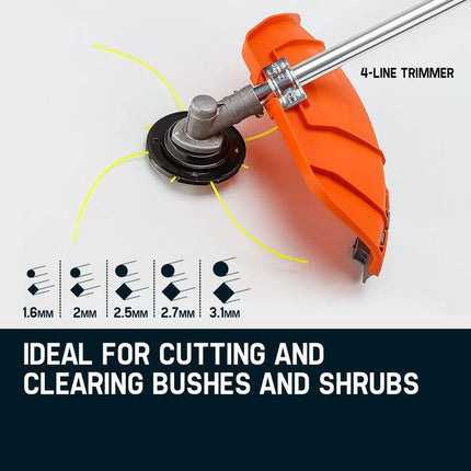MTM Pole Chainsaw Brush Cutter Whipper Snipper Hedge Trimmer Saw Multi Tool 62CC.