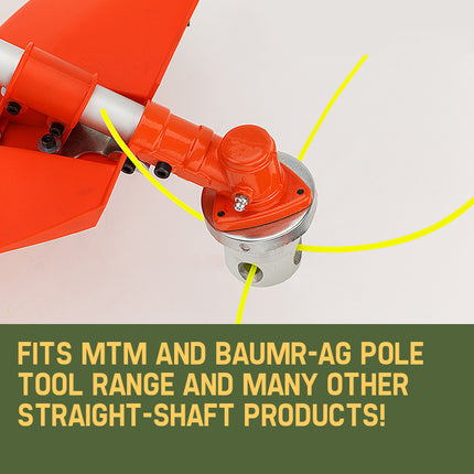 MTM Trimmer Head 4 Line Nylon Alloy Whipper Snipper Brush Cutter Brushcutter.