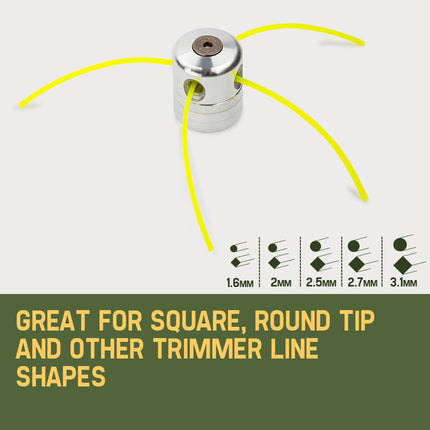 MTM Trimmer Head 4 Line Nylon Alloy Whipper Snipper Brush Cutter Brushcutter.