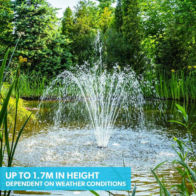 PROTEGE 20W Solar Fountain Pump Garden Water Pool Pond Kit with Eco Filter Box.