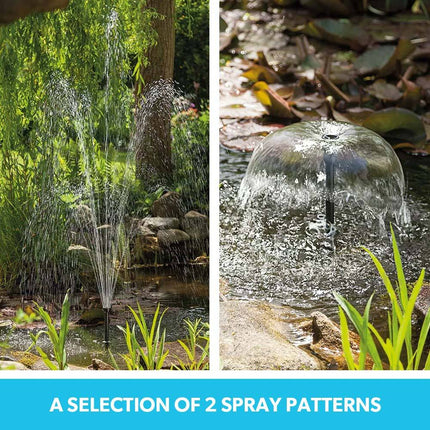 PROTEGE 20W Solar Fountain Pump Garden Water Pool Pond Kit with Eco Filter Box.