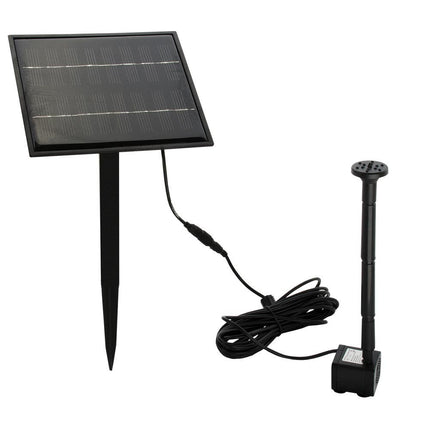 PROTEGE 5W Solar Powered Fountain Submersible Water Pump Panel Kit Garden Pond.