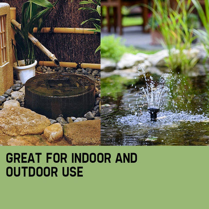 PROTEGE 5W Solar Powered Fountain Submersible Water Pump Panel Kit Garden Pond.