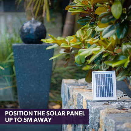 PROTEGE 20W Solar Fountain Pump Garden Water Pool Pond Kit with Eco Filter Box.