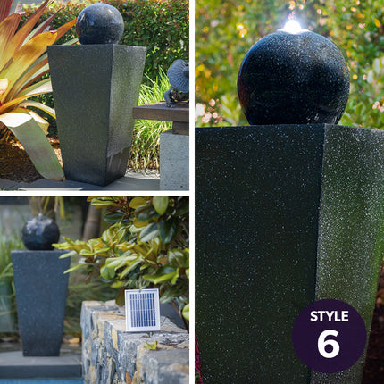 PROTEGE 20W Solar Fountain Pump Garden Water Pool Pond Kit with Eco Filter Box.