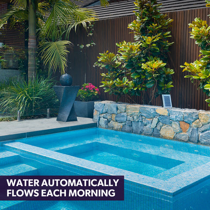 PROTEGE 20W Solar Fountain Pump Garden Water Pool Pond Kit with Eco Filter Box.