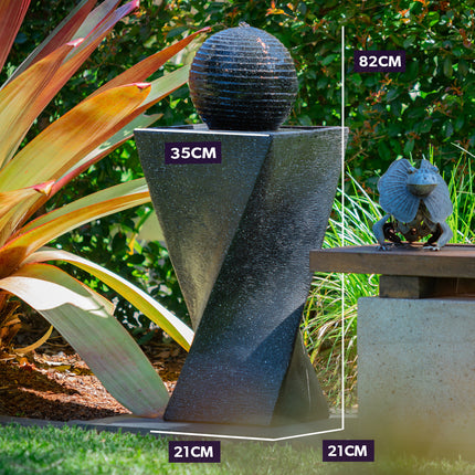 PROTEGE 20W Solar Fountain Pump Garden Water Pool Pond Kit with Eco Filter Box.