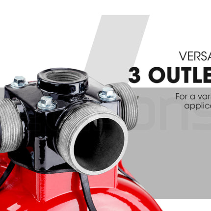 Warton 8HP 1.5 & 2 Petrol High Pressure Water Transfer Pump Irrigation Fire Fighting.