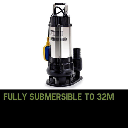 PROTEGE 2250W Submersible Dirty Water Pump Sewage Bore Septic Tank Well Sewerage.