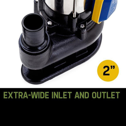 PROTEGE 2250W Submersible Dirty Water Pump Sewage Bore Septic Tank Well Sewerage.
