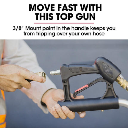 Jet-USA 15" Stainless Steel Pressure Washer Surface Cleaner, 1/4" Fitting, For Concrete Driveway Patio Floor.