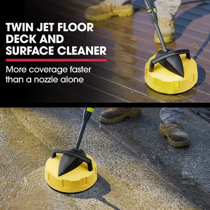 Jet-USA RX550 Electric High Pressure Washer 3500PSI Ultimate Pack, 5 Nozzles, Spin & Wheel Brush, Deck Cleaner, Turbo Head, Angled Lance, 30M Hose Reach.