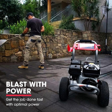 Jet-USA 7HP 4800PSI Petrol High Pressure Washer 4-Stroke Engine Gun Water Cleaner Gurney 9M Hose.