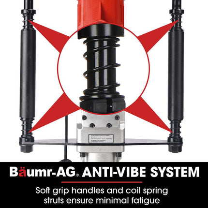 BAUMR-AG HP360e 2200W Electric Post Driver, with 2 Piling Socket Sleeves.
