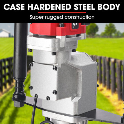 BAUMR-AG HP360e 2200W Electric Post Driver, with 2 Piling Socket Sleeves.