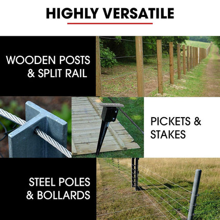 BAUMR-AG HP360e 2200W Electric Post Driver, with 2 Piling Socket Sleeves.