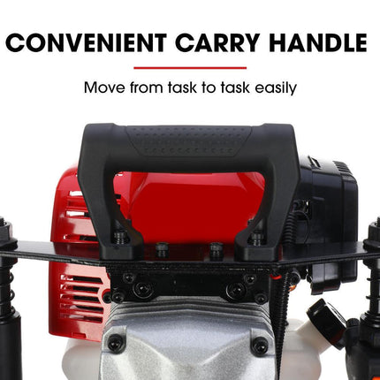 Baumr-AG 52cc 2-Stroke Petrol Post Driver with 2 Drive Sockets.