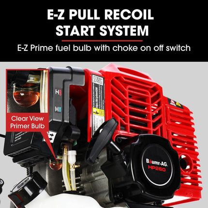 Baumr-AG 52cc 2-Stroke Petrol Post Driver with 2 Drive Sockets.