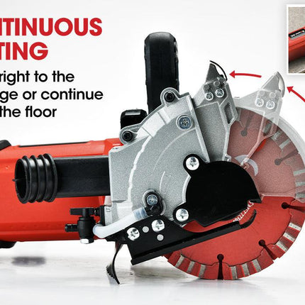 BAUMR-AG Wall Chaser Machine Concrete Chasing Tool Electric Saw Brick Grinder.