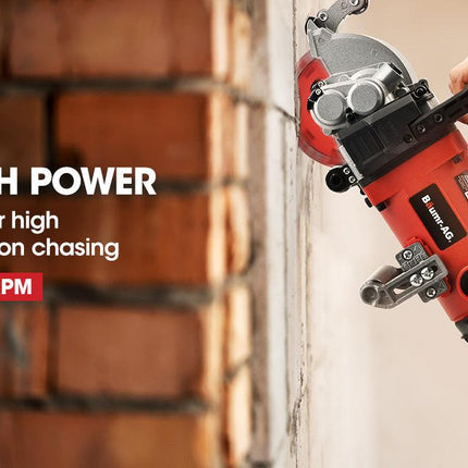 BAUMR-AG Wall Chaser Machine Concrete Chasing Tool Electric Brick Grinder Saw.