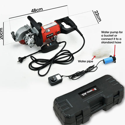BAUMR-AG Wall Chaser Machine Concrete Chasing Tool Electric Brick Grinder Saw.