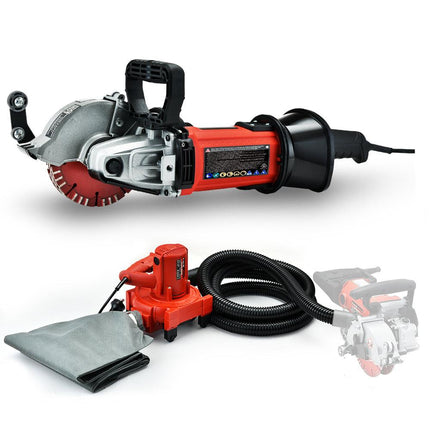 BAUMR-AG Wall Chaser and Vacuum Combo Concrete Chasing Machine Dust Collector.