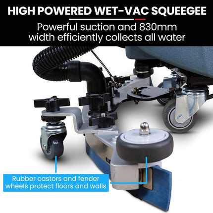 Auch FSH18 Floor Scrubber & Dryer, 490mm, Battery Powered, Walk Behind, Multi-purpose Commercial Grade Machine.