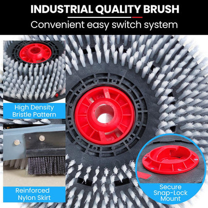 Auch FSH18 Floor Scrubber & Dryer, 490mm, Battery Powered, Walk Behind, Multi-purpose Commercial Grade Machine.