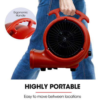 Baumr-AG 3-Speed Carpet Dryer Air Mover Blower Fan, 700CFM, Sealed Copper Motor, Poly Housing.
