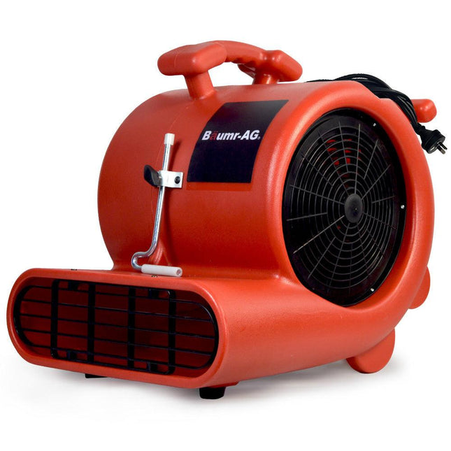 Baumr-AG 3-Speed Carpet Dryer Air Mover Blower Fan, 1300CFM, Sealed Copper Motor, Poly Housing.