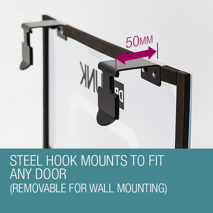 Dr.Dunk Indoor Mini Basketball Hoop Ring Backboard Kit Door Mounted Mount Kid Set.