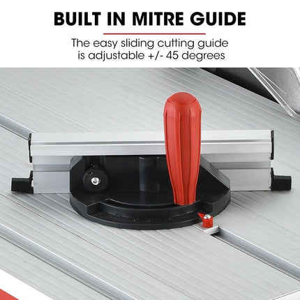 Baumr-AG 2000W 254mm Corded Table Saw with Stand, Extendable, Laser Guide.
